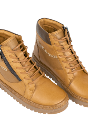 Botín piel confort cordón y cremallera 48 Horas 423905