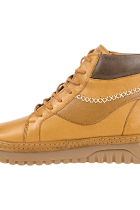 Botín piel confort cordón y cremallera 48 Horas 423905