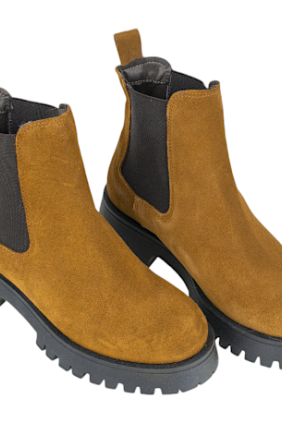 Botines Chelsea de Serraje con Plataforma Track para Mujer - Innovation 3070