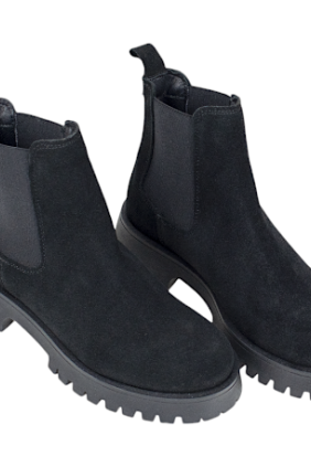 Botines Chelsea de Serraje con Plataforma Track para Mujer - Innovation 3070