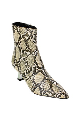 Botínes Corina animal print tacón midi para mujer - M4925