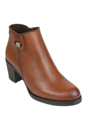 botines piel mujer con tacón ancho - Kaola 8814