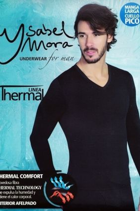 Comprar Camiseta Térmica Hombre Ysabel Mora Cuello pico