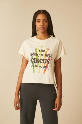Camiseta Tulum Circus  off white Leon & Harper