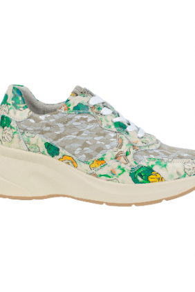 Deportivos Piel Cuña Multicolor Plantilla Extraíble Descanflex 80022