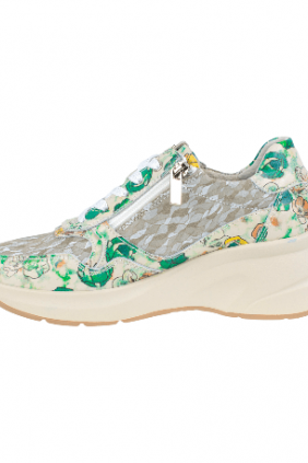 Deportivos Piel Cuña Multicolor Plantilla Extraíble Descanflex 80022