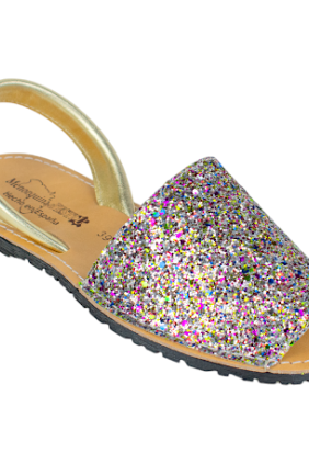 Menorquina Glitter Plana talla 39