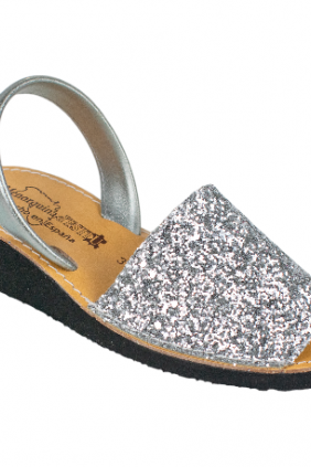 Menorquinas cuña Glitter Mujer 562
