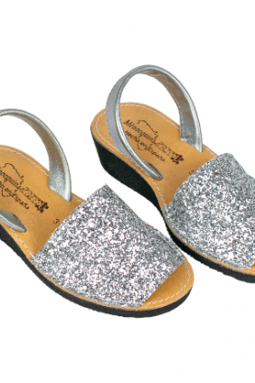Menorquinas cuña Glitter Mujer 562