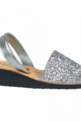 Menorquinas cuña Glitter Mujer 562