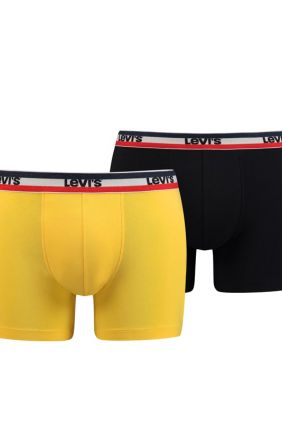 Caja 2 calzoncillos bóxers Levis 200 Amarillo 