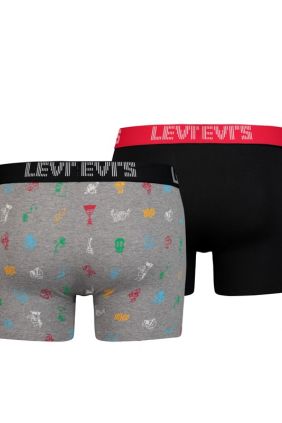 COmprar Caja 2 Boxers Levis 200 Series Caviar Gris