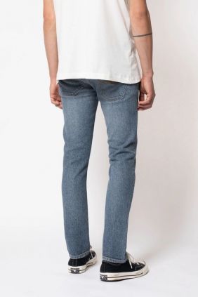 Pantalón Nudie Jeans Grim Tim Blue Age