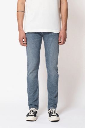 Pantalón Nudie Jeans Grim Tim Blue Age