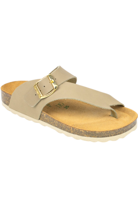 Sandalia griega Mujer en piel - Autenti 4248