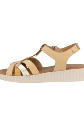 Sandalia Piel Piso Semi Plano,Cuello T Studio Scarpe SN132656