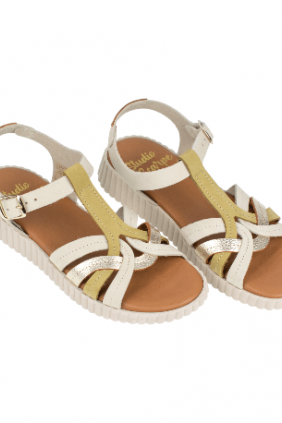 Sandalia Piel Piso Semi Plano,Cuello T Studio Scarpe SN132656