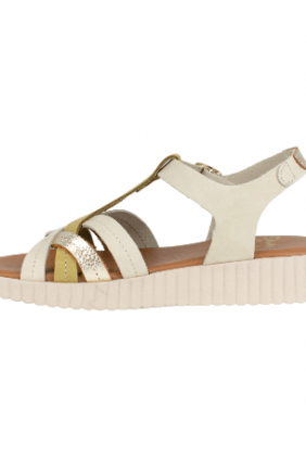 Sandalia Piel Piso Semi Plano,Cuello T Studio Scarpe SN132656