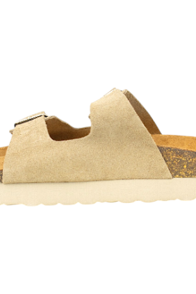 Sandalias 2 hebillas Mujer en piel - Autenti 11097