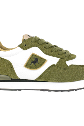 Zapatilas Lois en Blanco y Verde Casual - 64401