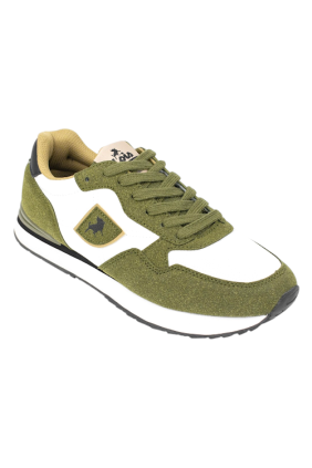 Zapatilas Lois en Blanco y Verde Casual - 64401