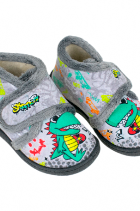 Zapatilla Abotinada de Niños Dino Patin Plumaflex 12003