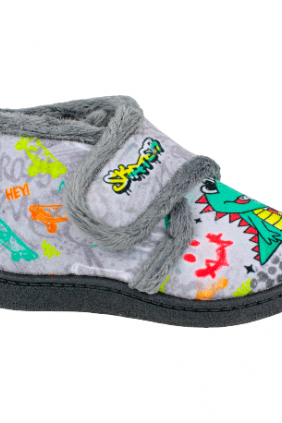 Zapatilla Abotinada de Niños Dino Patin Plumaflex 12003