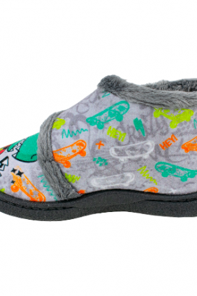 Zapatilla Abotinada de Niños Dino Patin Plumaflex 12003