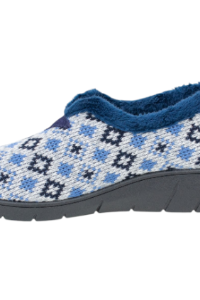 Zapatilla Casa Mujer Invierno Cerrada Cuña Lana Plumaflex 14231