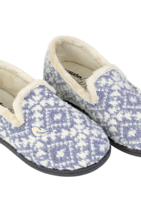 Zapatilla Casa Mujer Invierno Cerrada Lana Plumaflex 12030