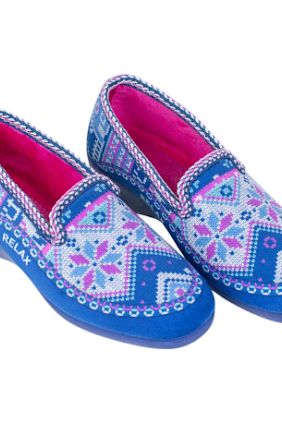 Zapatilla Casa Mujer Invierno Cuña Cerrada Alcalde 7200