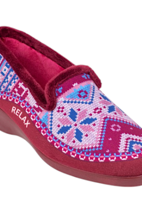 Zapatilla Casa Mujer Invierno Cuña Cerrada Alcalde 7200