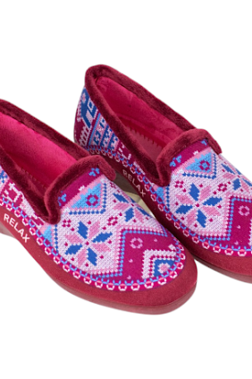 Zapatilla Casa Mujer Invierno Cuña Cerrada Alcalde 7200