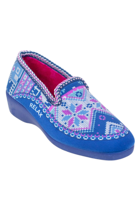 Zapatilla Casa Mujer Invierno Cuña Cerrada Alcalde 7200