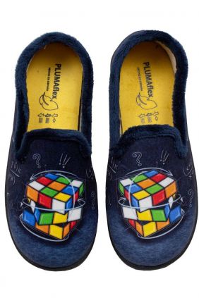 Zapatilla Cerrada, Plumaflex, rubik 12228