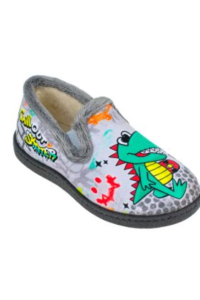 Zapatilla de Casa Cerrada Dino Patin Plumaflex 12004