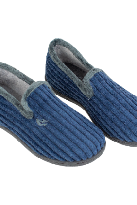 Zapatillas Cerradas Pana a Rayas Plumaflex 12026