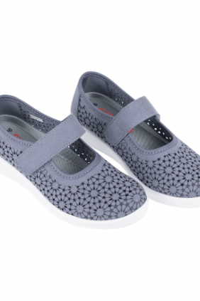 Zapato Doctor Cutillas estilo Mercedita Troquelada Mujer Verano Beis Plantilla Extraible 38470