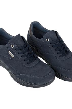 Zapato Nobuck Piel Cordones Waterproof Luisetti 36117 NO-W