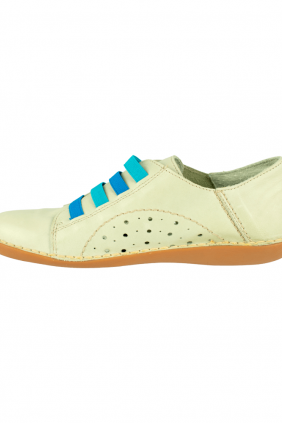Zapato Plano Muer Verano Piel con Gomas Anchas Brans