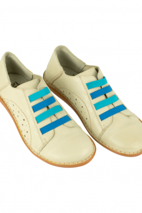Zapato Plano Muer Verano Piel con Gomas Anchas Brans