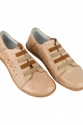 Zapato Plano Muer Verano Piel con Gomas Anchas Brans