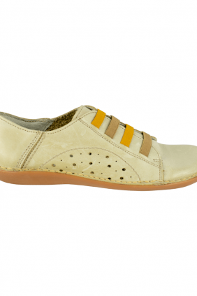 Zapato Plano Muer Verano Piel con Gomas Anchas Brans