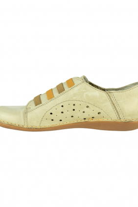 Zapato Plano Muer Verano Piel con Gomas Anchas Brans