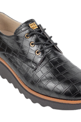 zapatos con cuña en piel coco - ReNature 27828