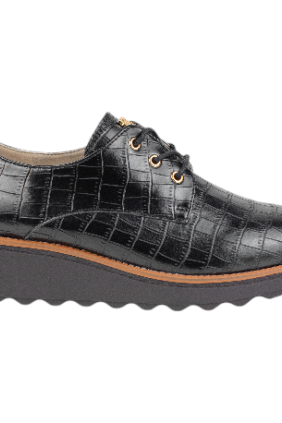 zapatos con cuña en piel coco - ReNature 27828