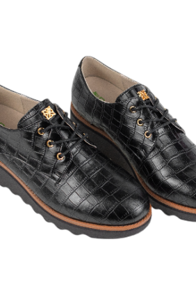 zapatos con cuña en piel coco - ReNature 27828