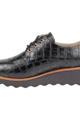 zapatos con cuña en piel coco - ReNature 27828