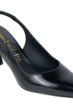 Zapatos de Salón Destalonados con Punta Fina y Tacón Medio - Daniela Vega 2315