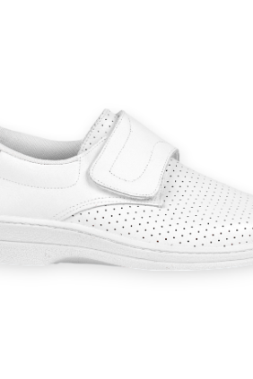 Zapatos de Trabajo Brocado Velcro Percla 18793